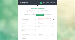 Desktop Screenshot of indend.com